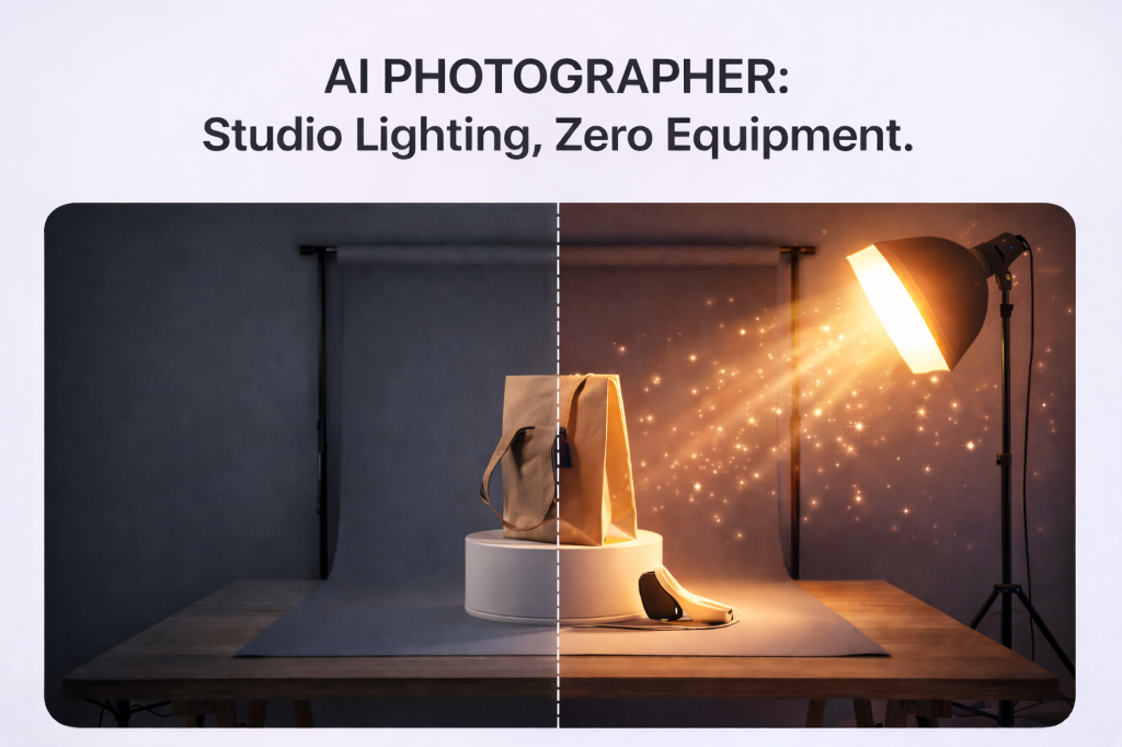 Professional Studio Setup with Lights